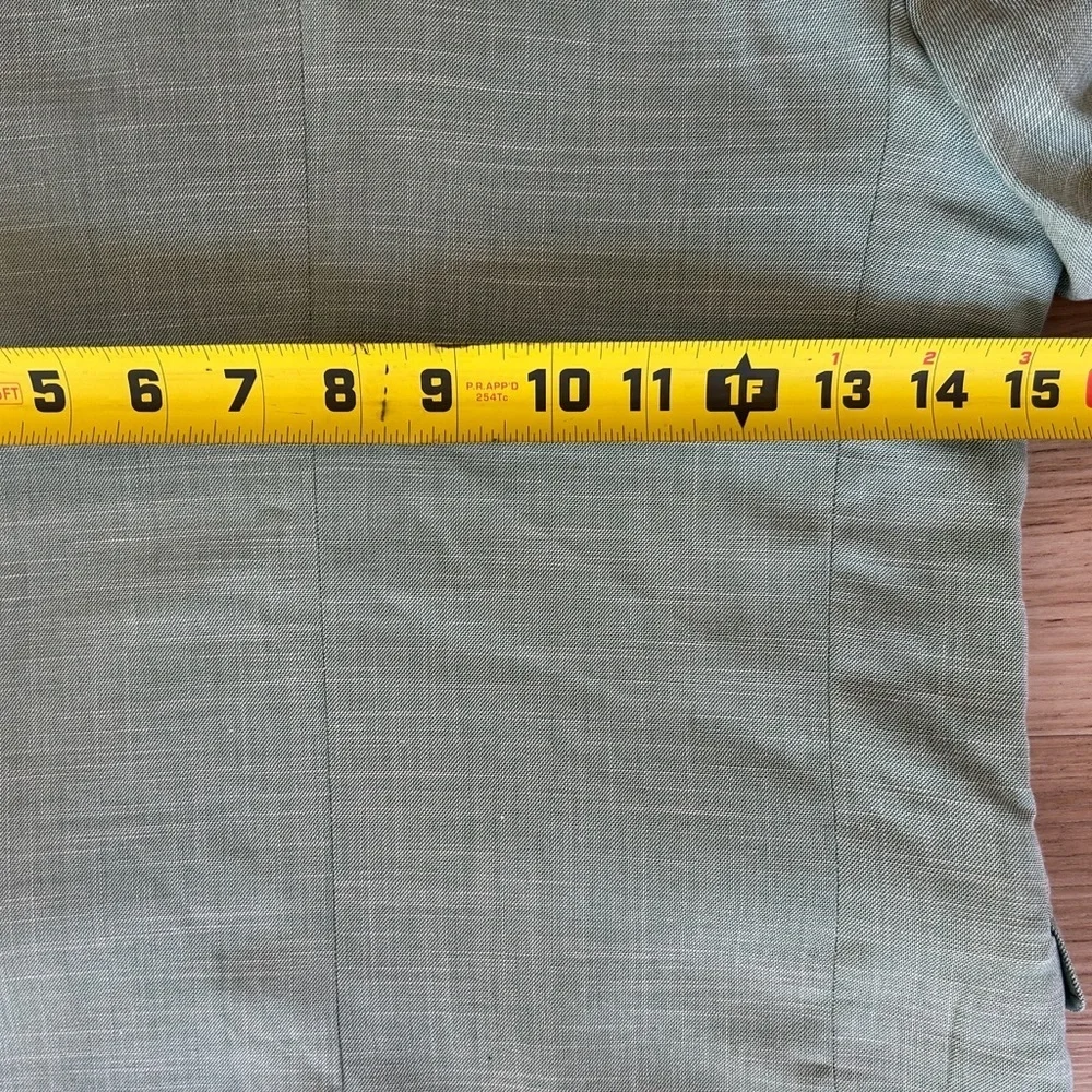 Baker By Ted Baker Boys Suit Coat Pale Blue Green With 2 Buttons Size 12 Youth